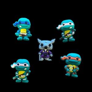 🆕Teenage Mutant Ninja Turtles: Jibbitz Shoe Charms (5)